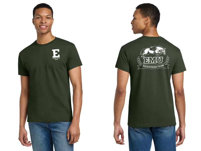 Adult Unisex Cotton Tee - Forest Green, Sport Grey, White