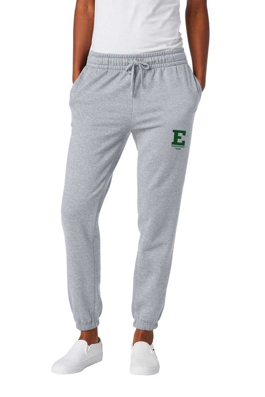 District Ladies' Fleece Jogger - Light Heather Grey