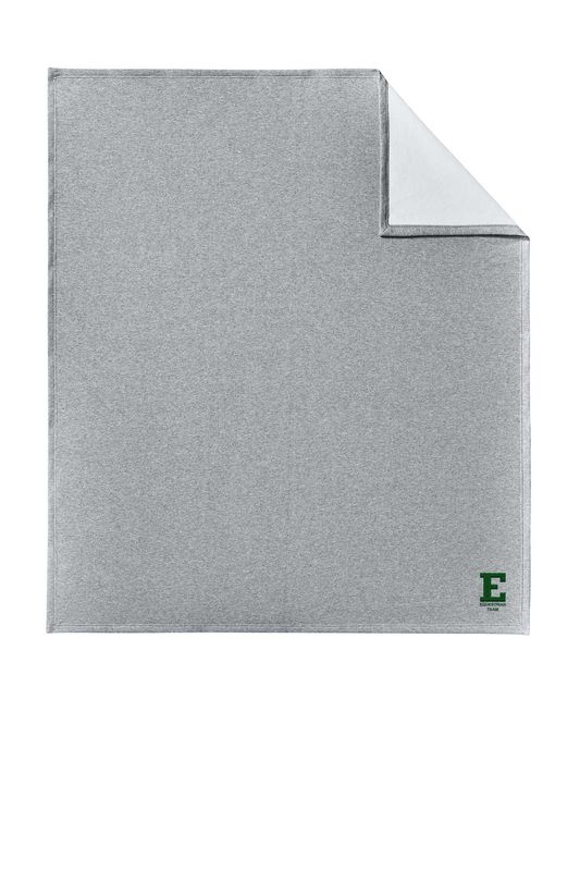 Port & Co Core Fleece Sweatshirt Blanket - Dark Green, Athletic Heather