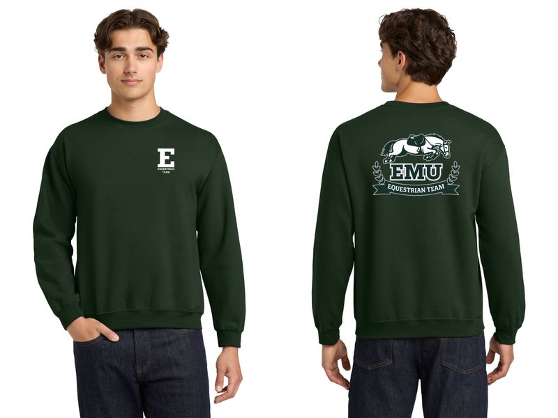 Adult HeavyBlend Crewneck Sweatshirt - Forest Green, Sport Grey, White