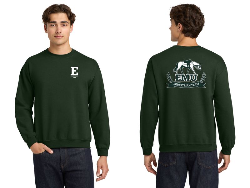 Adult HeavyBlend Crewneck Sweatshirt - Forest Green, Sport Grey, White
