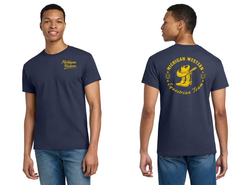 Adult Unisex Cotton Tee - Navy