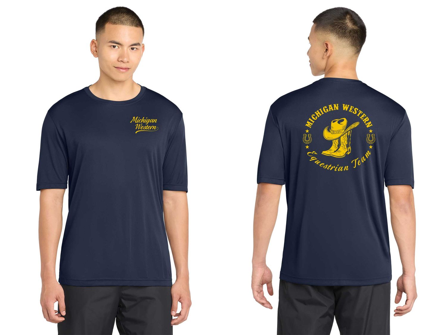 Adult Short Sleeve Performance Tee - Navy Adult Short Sleeve Performance Tee - Navy