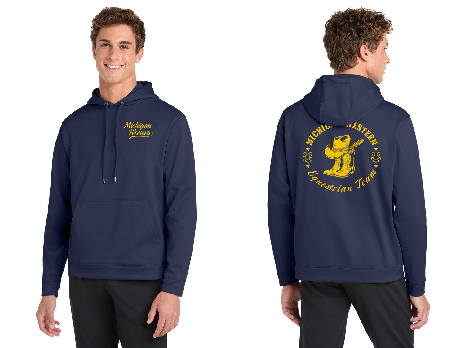 Adult Performance Hooded Sweatshirt - Navy Adult Performance Hooded Sweatshirt - Navy