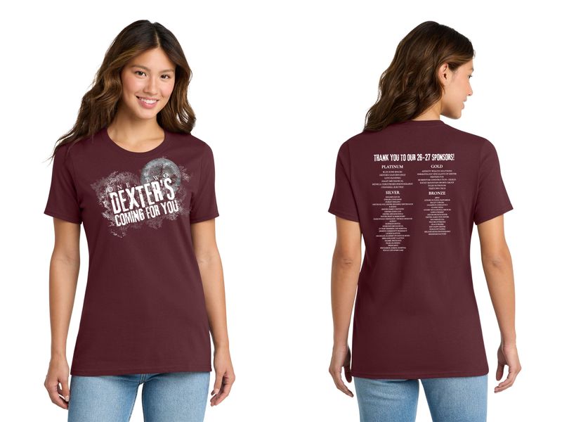Ladies Core Cotton Tee - Maroon