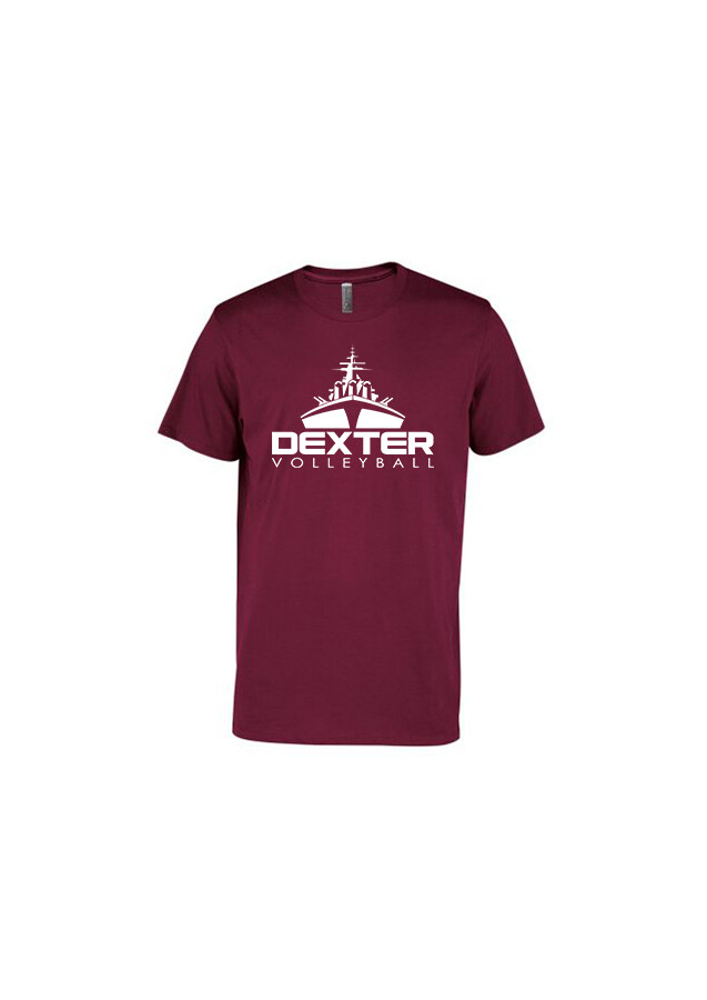 Soft Cotton Short Sleeve Tee - Maroon
