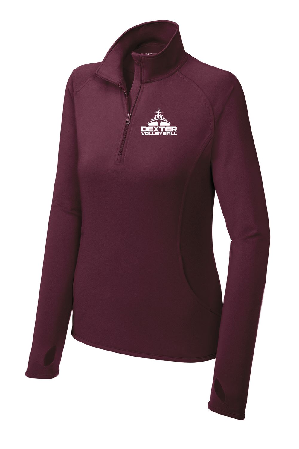 Women's Performance 1/4 Zip Top - Maroon
