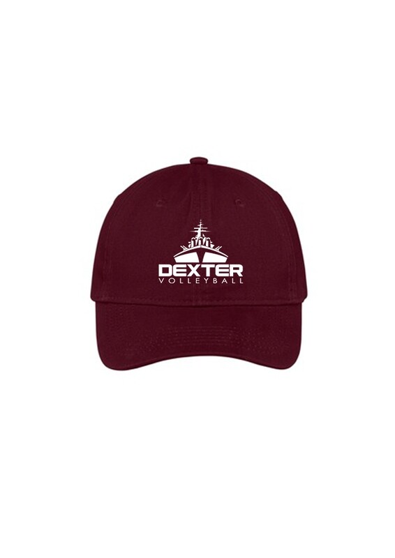 Brushed Twill Ball Cap - Maroon or Black