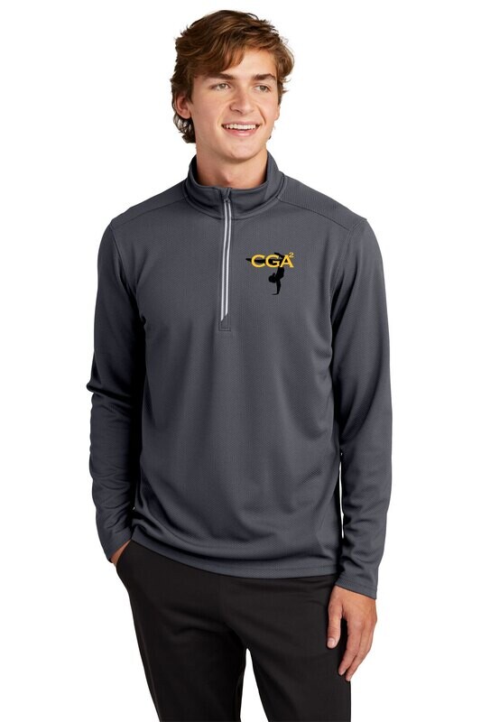 Unisex Performance Textured 1/4-Zip Pullover
