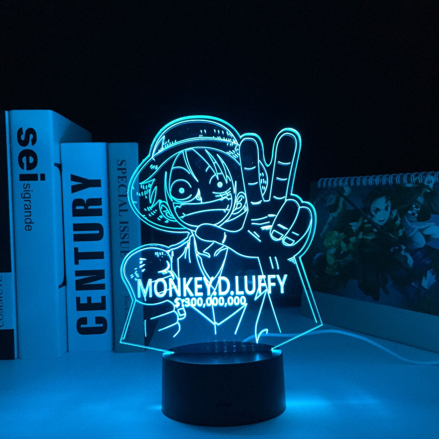 Anime Figure 3D LED 7 Colors Changing Cartoon Light for Child Birthday Gift Room Decor Night Lamp Manga Table Lamp