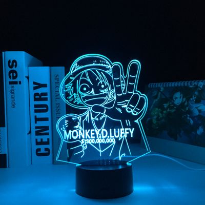 Anime Figure 3D LED 7 Colors Changing Cartoon Light for Child Birthday Gift Room Decor Night Lamp Manga Table Lamp