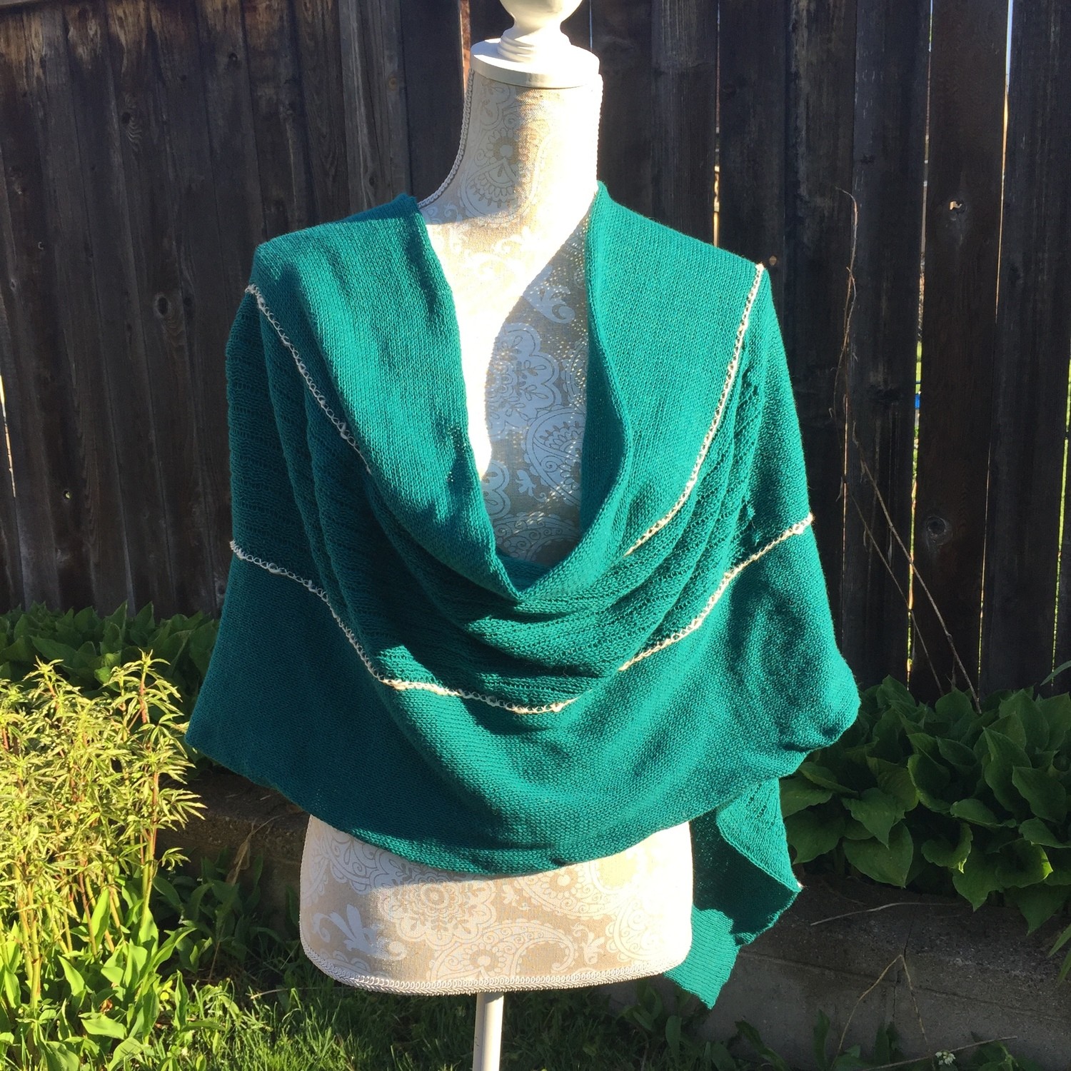 Deep Teal Poncho