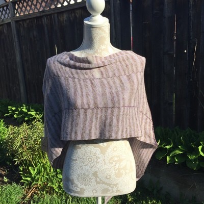 Subtle Lavender Poncho