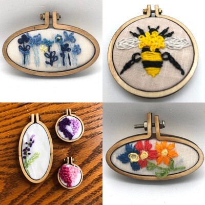 Embroidered Minis