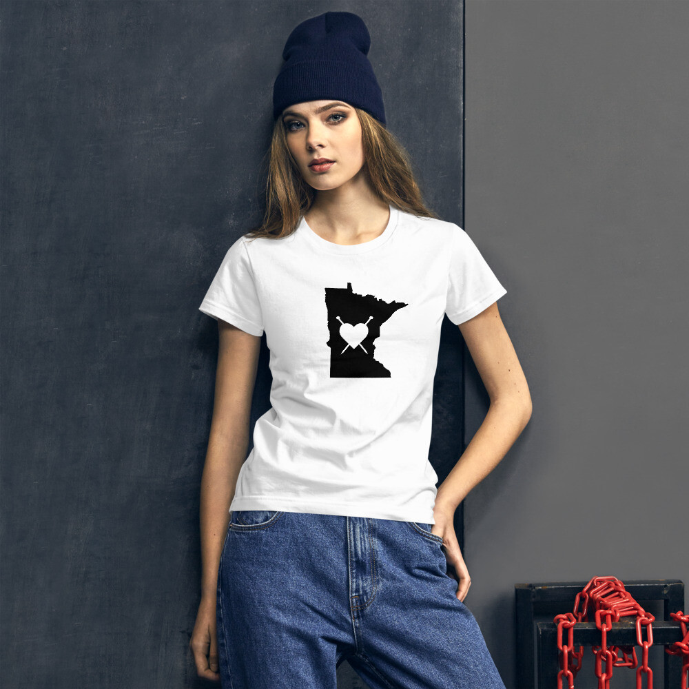 MN Knitting Love | Women's Fashion Fit T-Shirt