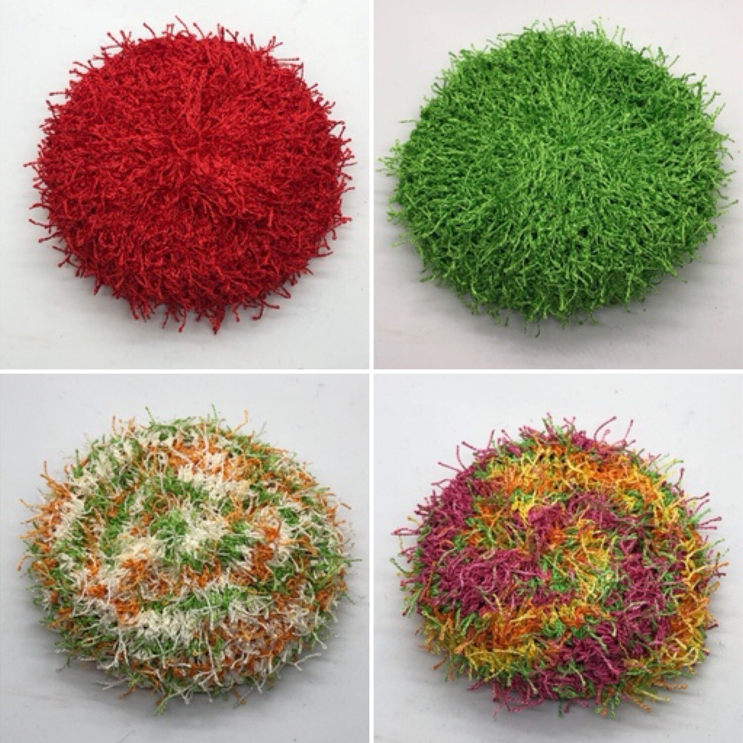 Red, Green, Orange Scrubbies