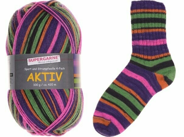 Custom Sock - Neon Violet - Color 4519