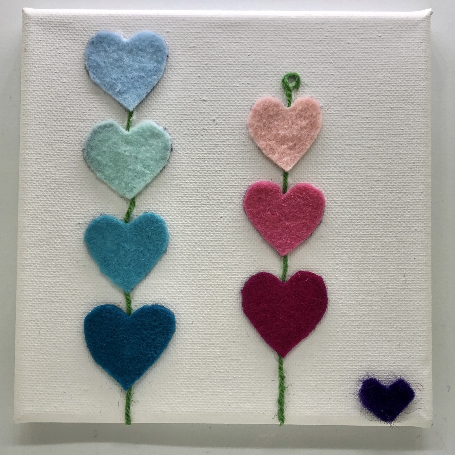 Yarn Art - Garden Hearts 6x6