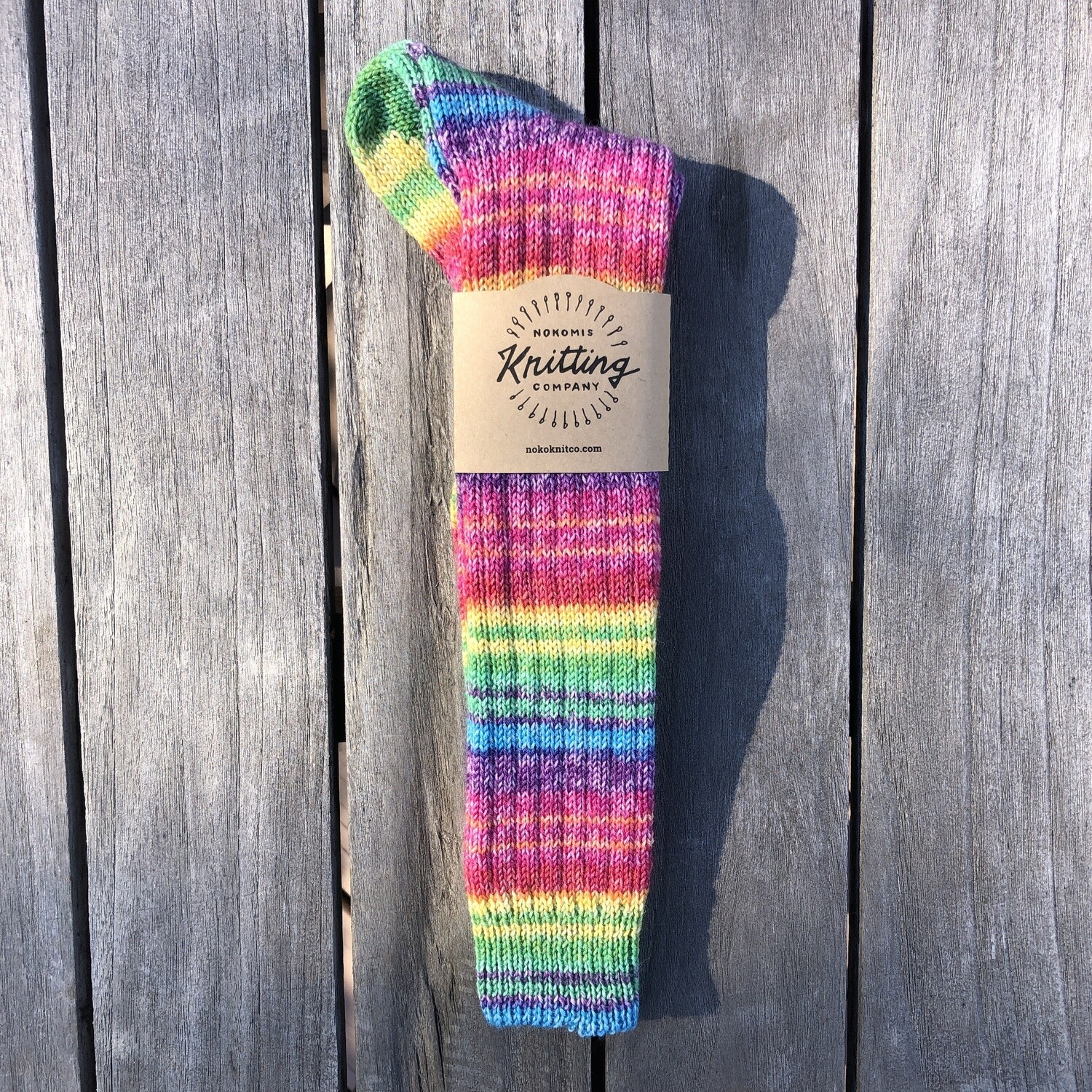 Women's Tall Socks 6 to 7 - Milland Rainbow
