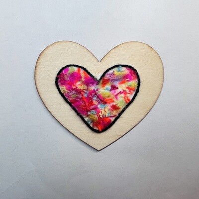 Heart of My Heart Magnet - Yarn Art 3