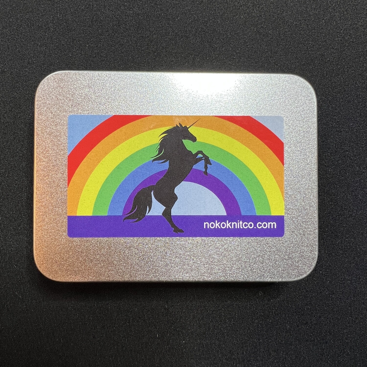 Knitter's Toolkit - Unicorn Rainbow - Metal Box