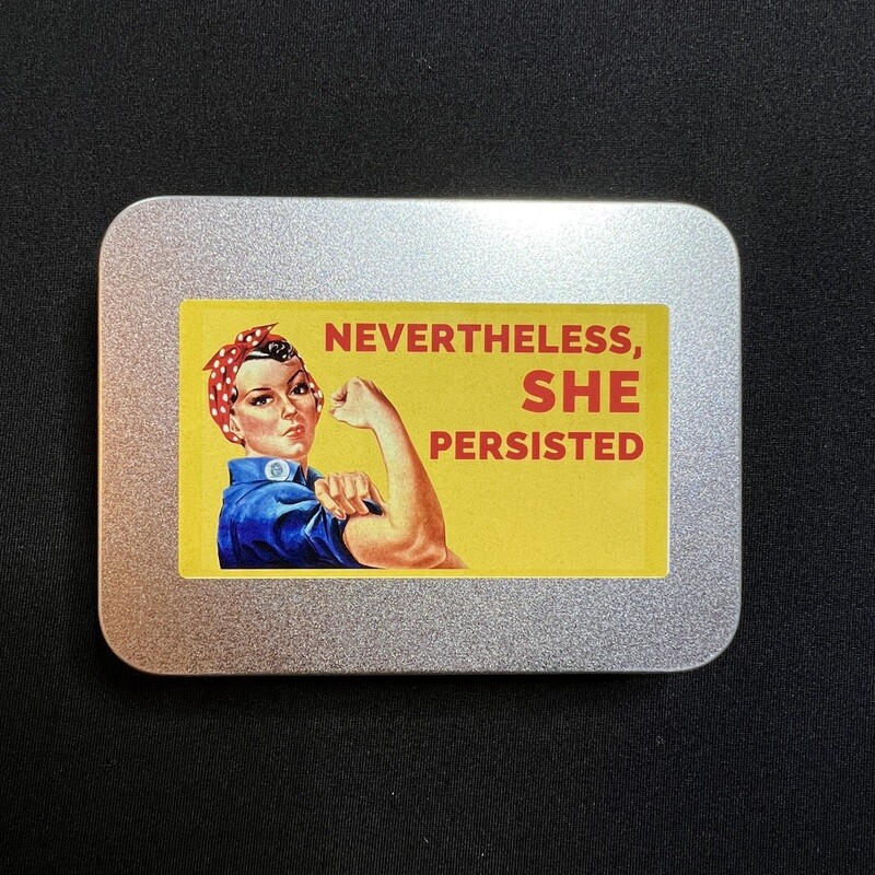Knitter's Toolkit - She Persisted - Metal Box