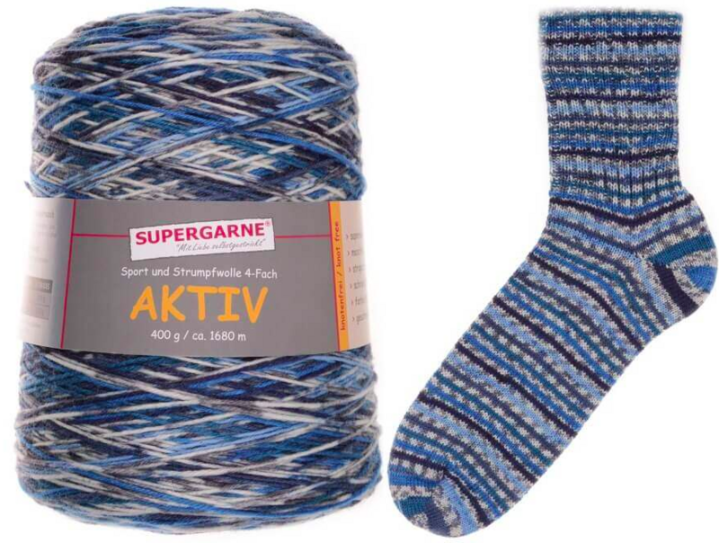Custom Sock - Nautilis Blue - Color 3296