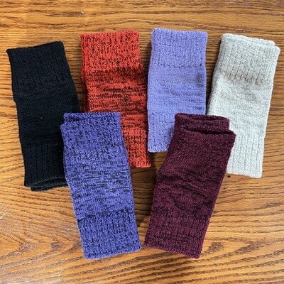 Fingerless Mitts - in person only