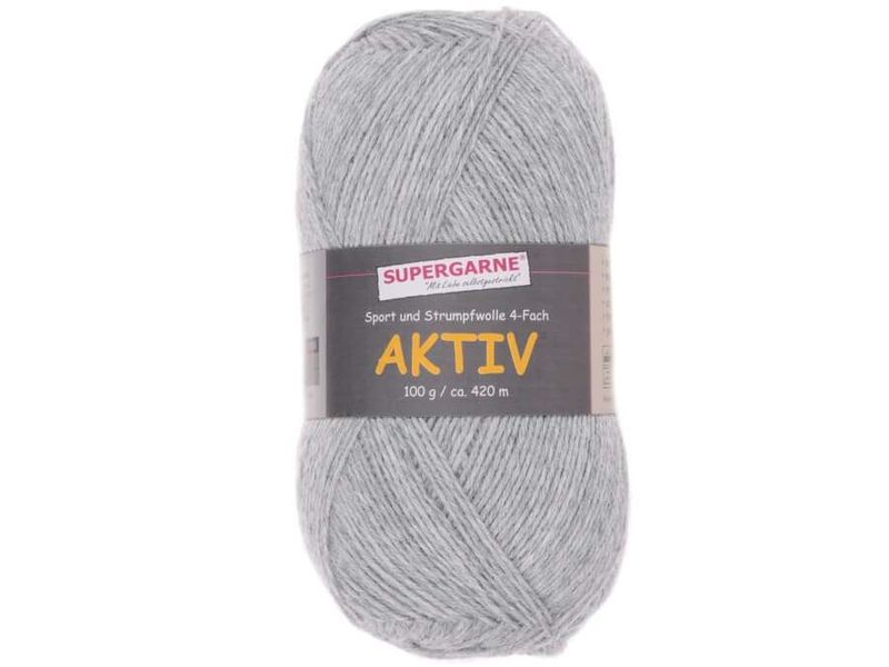 Custom Sock - Light Grey Meliert - Color 2240