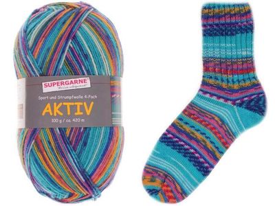 Custom Sock - Hawaii Blue - Color 2808