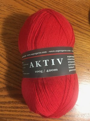 Custom Sock - Bright Red