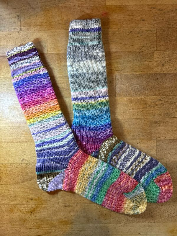 Mismatched Socks - Woman's Crew Sock Size 8 - 9