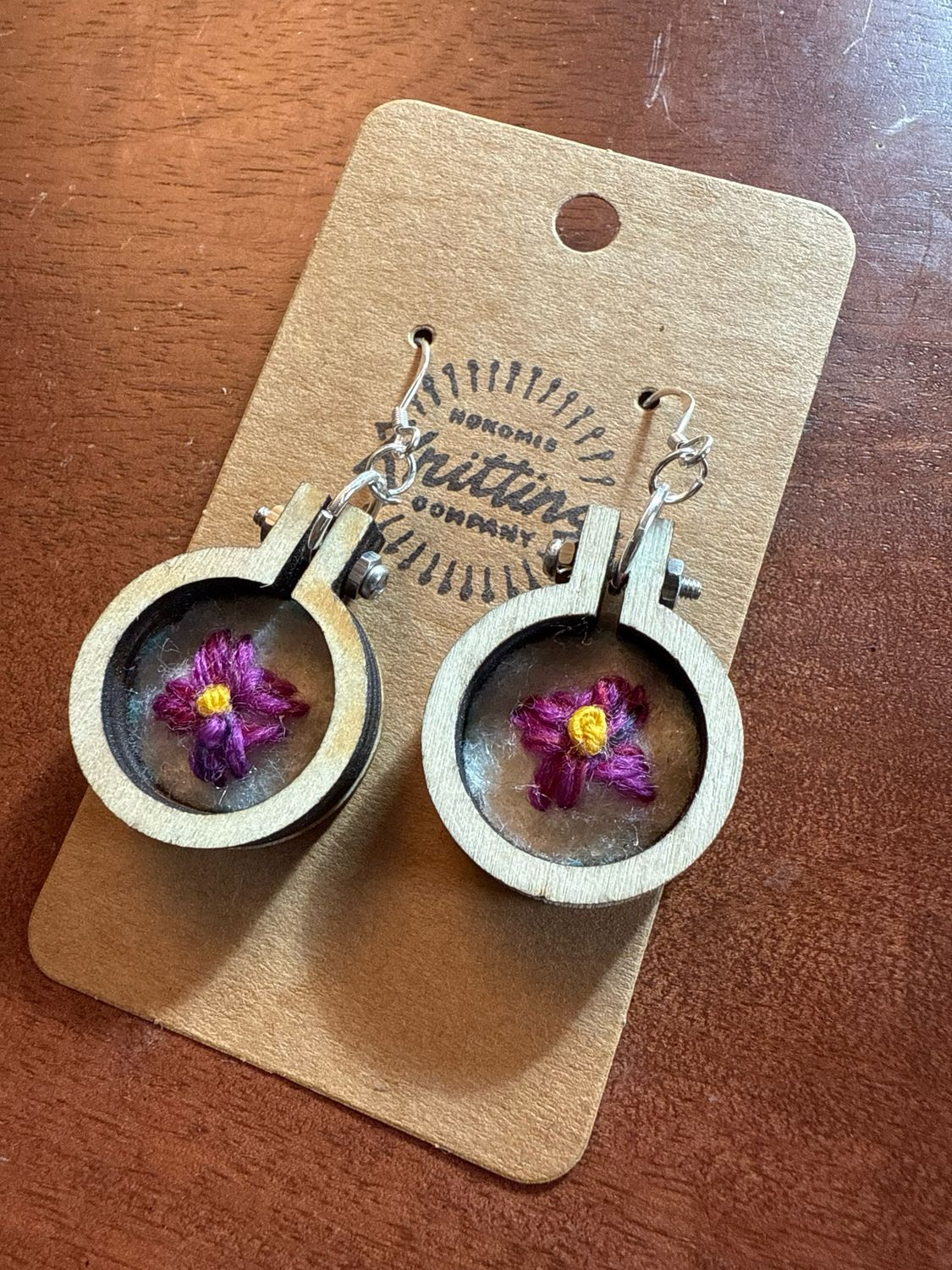 Mini Mauve Earrings