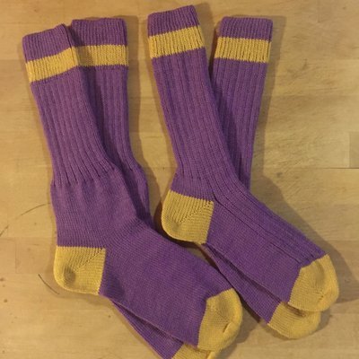 Custom Sock - Purple Pride Custom Made Crew Socks