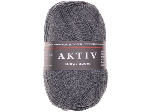 Custom Sock - Anthrazit Meliert
