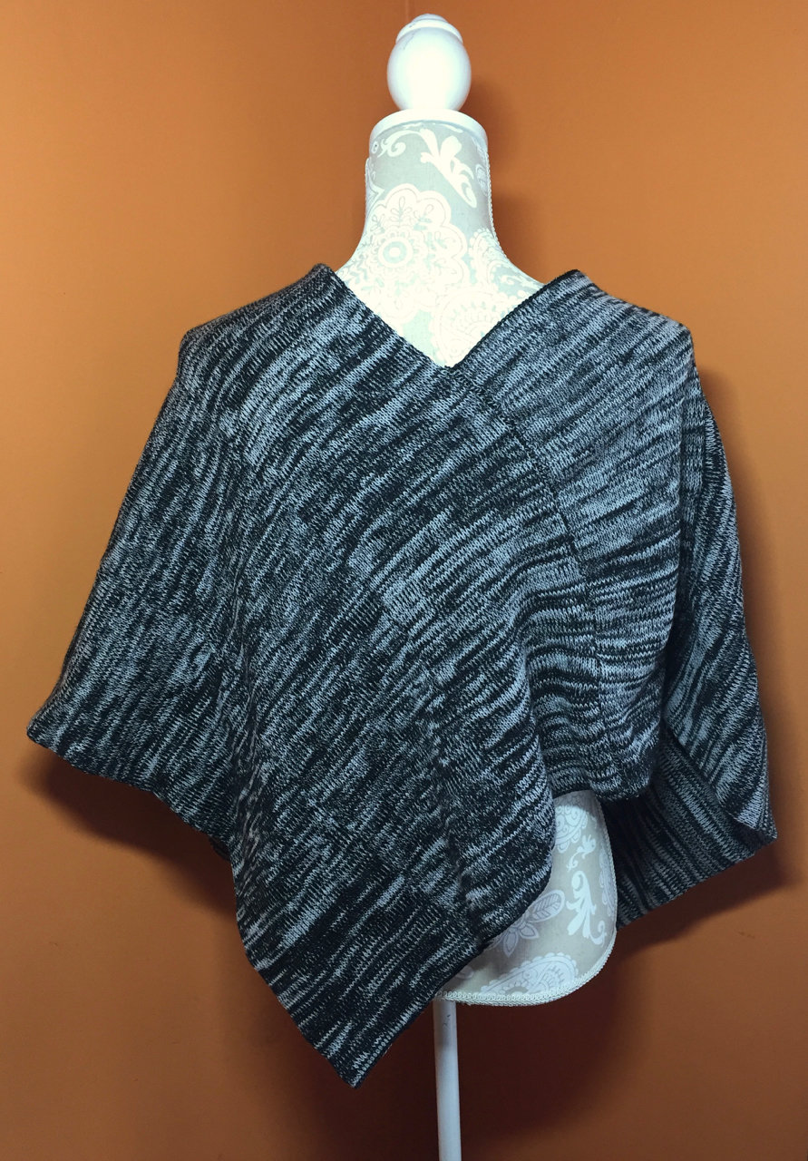 CSM Pattern: Two-Point Poncho Knitting Pattern