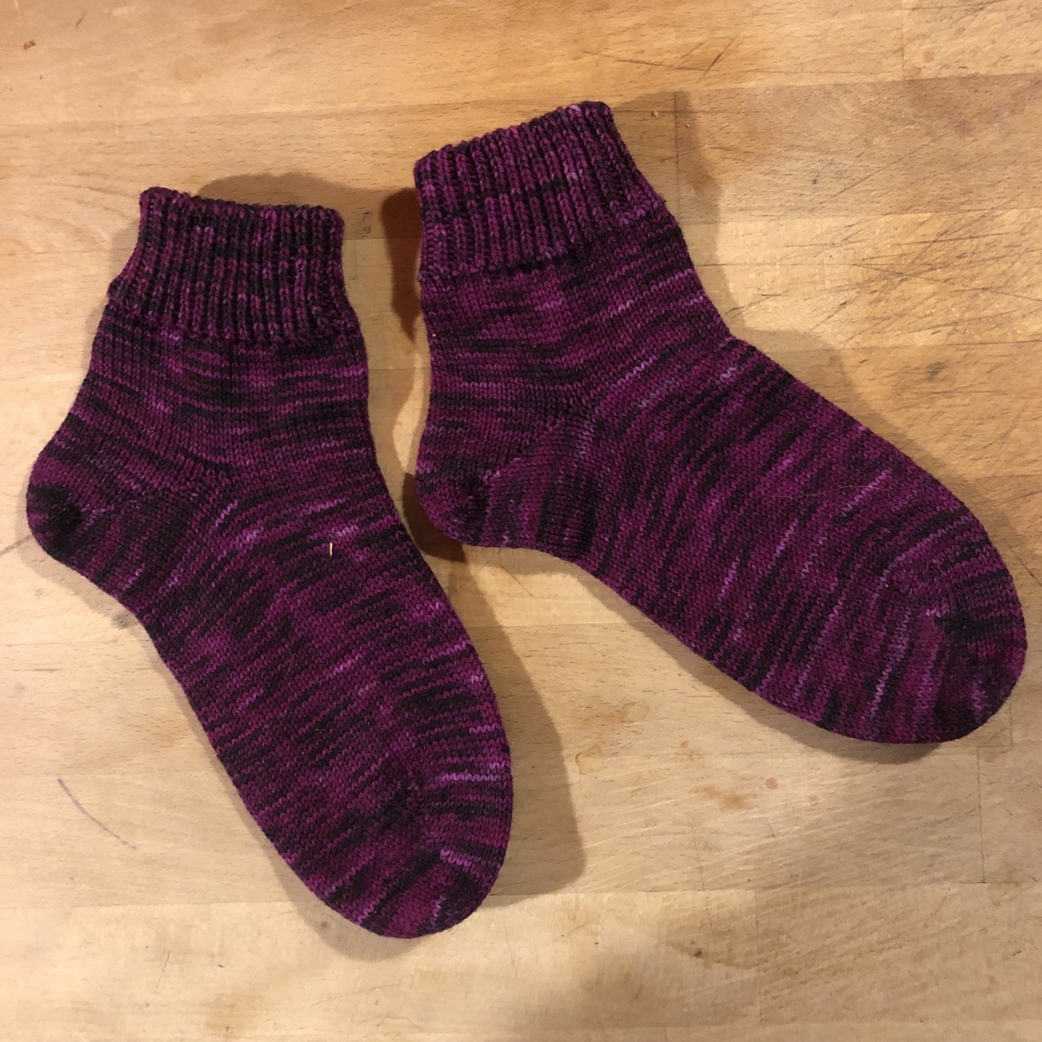 Woman's Low Cuff Hung Purple Tiger 6 - 7 Woman's Low Cuff Hung Purple Tiger 6 - 7
