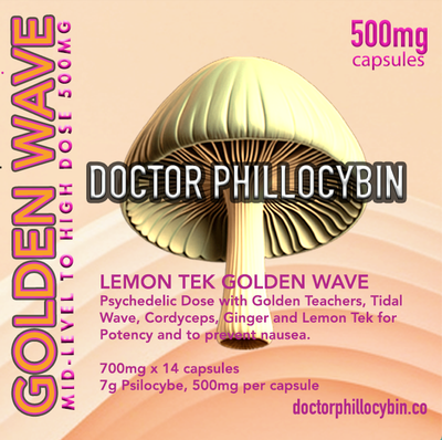 Golden Wave Psychedelic-Dose Capsules (14 pack, 7g active)