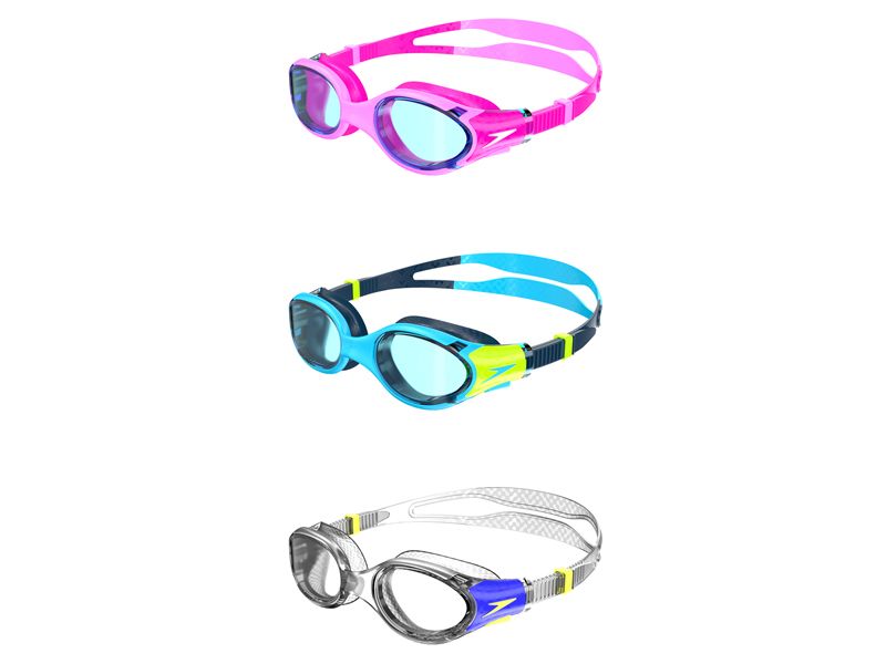 Speedo Zwembril speedoBIofuse Mix 1stuks (roos-blauw-Helder) Juinor 6-14j