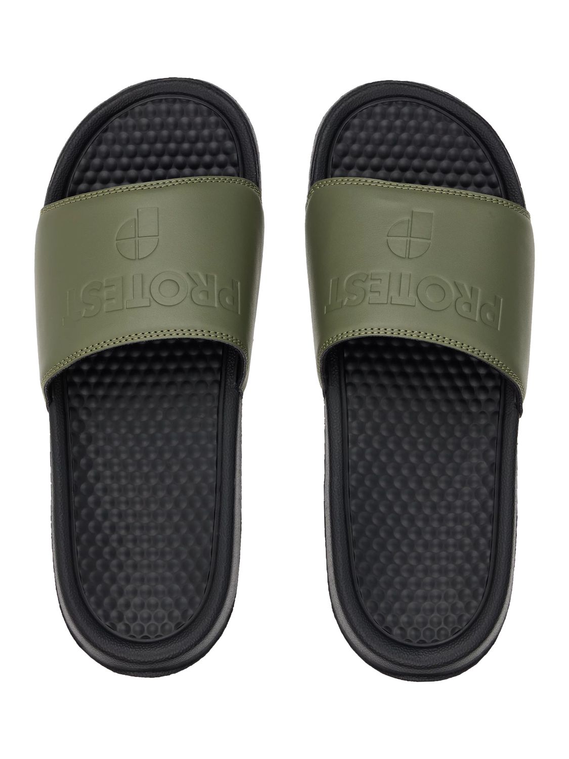 Slippers protest green