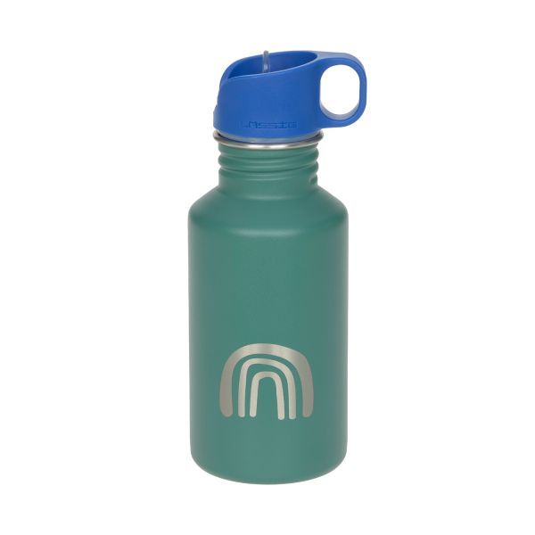 Stainless steel fles smiley navy 500ml