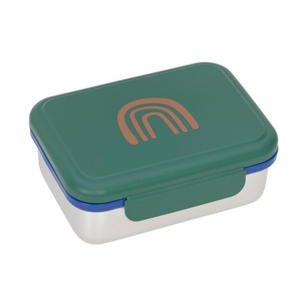 Lunch box stainless steel Rainbow green