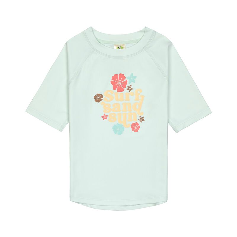 Lassig UV Zwemshirt KM flower sea foam