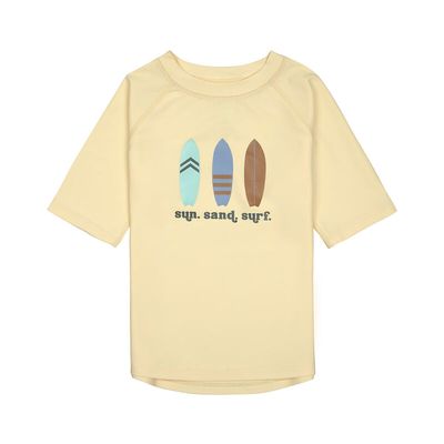 Lassig UV Zwemshirt KM surfboard vanille
