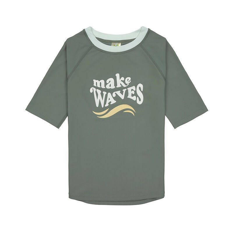 Lassig UV Zwemshirt KM make waves deep olive