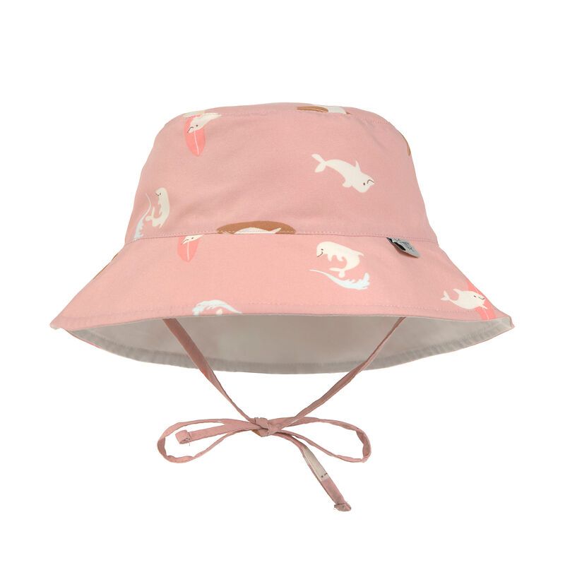 Lassig Uv hoedje dolphin peach