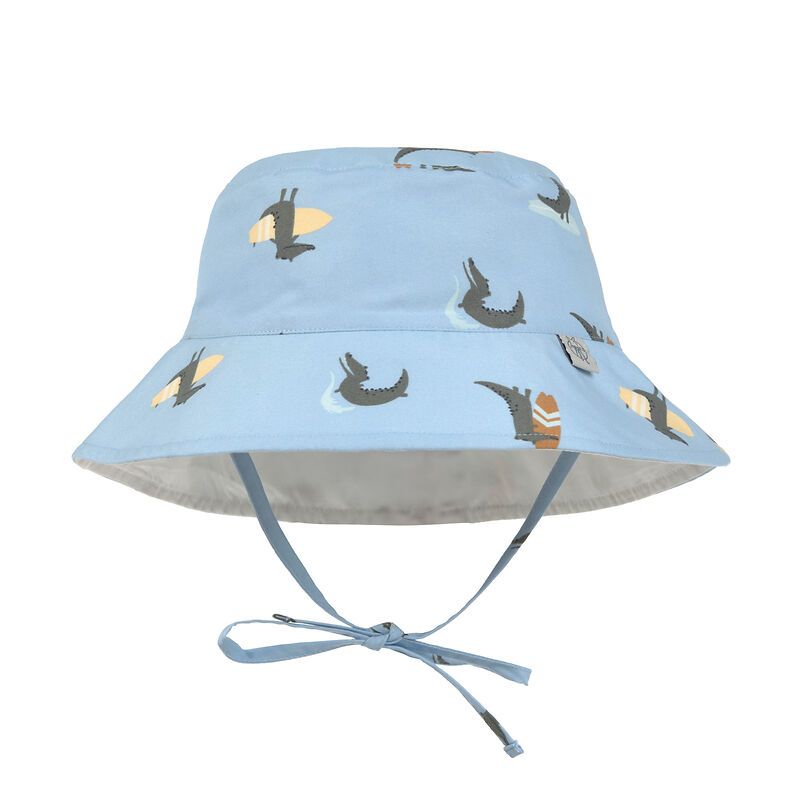 Lassig Uv hoedje crocodille bleu