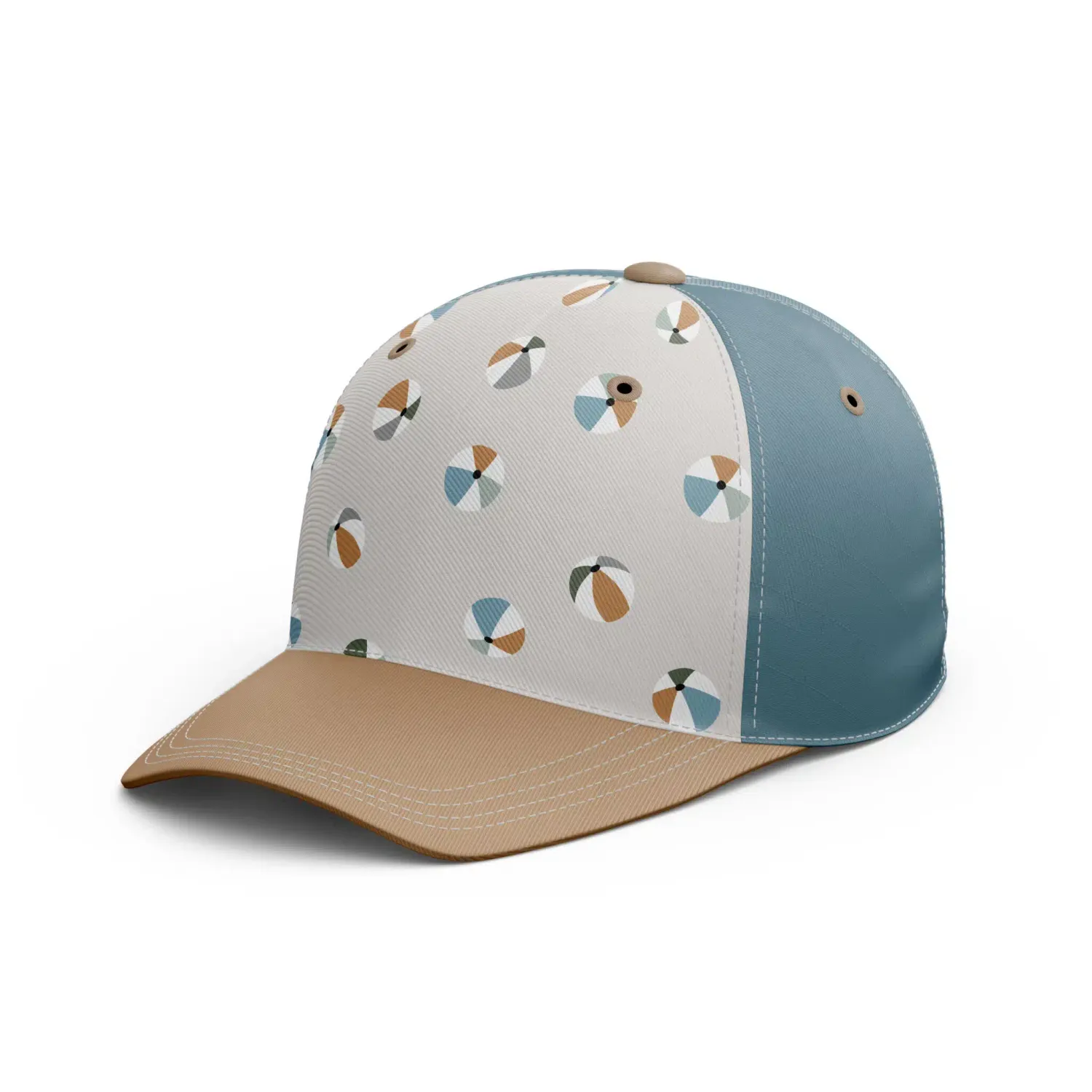 Cap blauw met Beachbal
