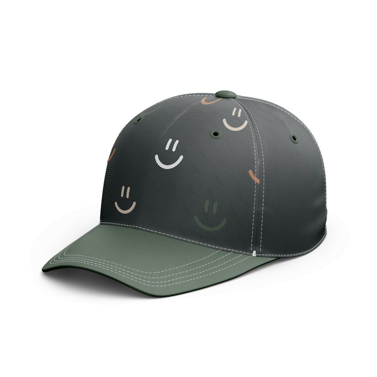 Cap grey smiley
