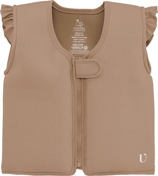 Zwemvest Neopreen brown